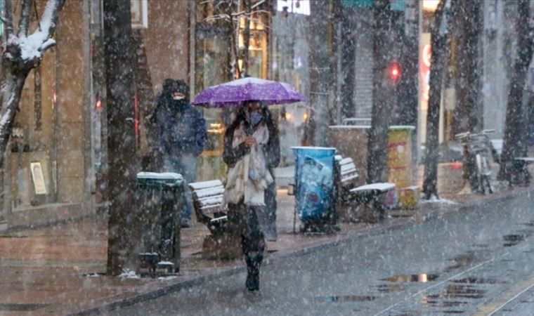 Meteoroloji'den hafta sonu için kuvvetli sağanak yağış ve kar uyarısı