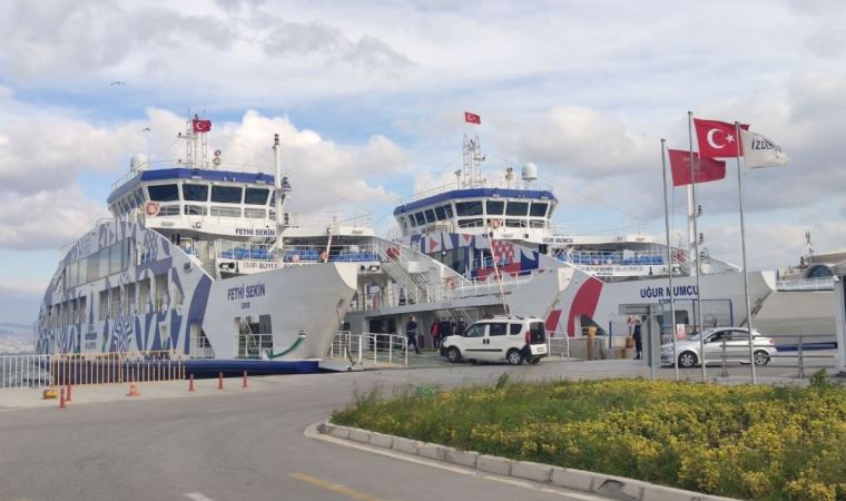 İzmir'de feribot ücretlerine zam