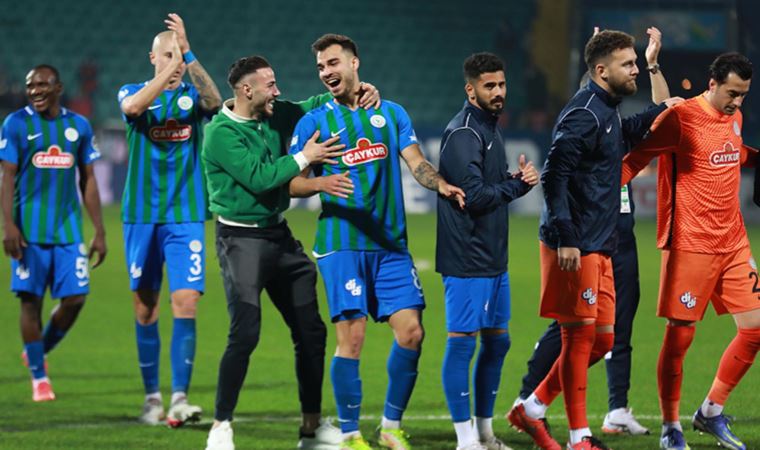 Rizespor evinde 3 puanı 3 golle aldı!