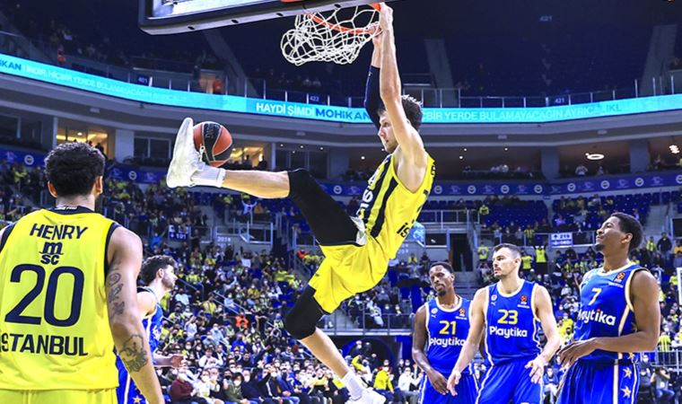 Fenerbahçe Beko Euroleague'de Maccabi Playtika'yı  yendi, art arda 3.galibiyet geldi