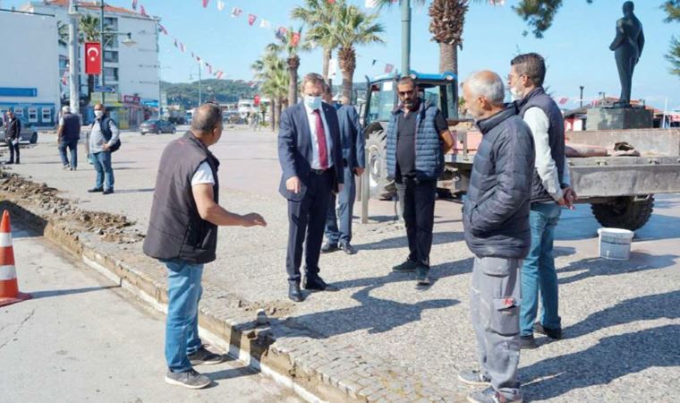 Ergin: Ayvalık’ta bozuk yol bırakmayacağız