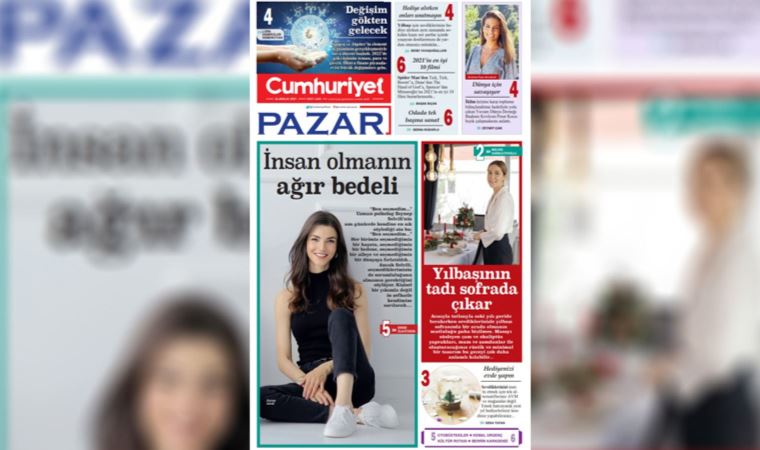 Cumhuriyet Pazar yepyeni içerikleriyle bu hafta da sizlerle!