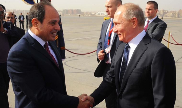 Abdulfettah Sisi ile Vladimir Putin görüştü