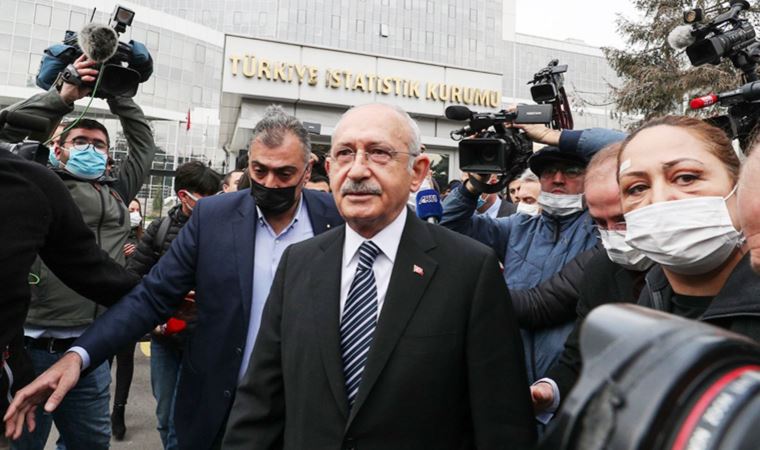 Kılıçdaroğlu'ndan TÜİK önünde sert sözler