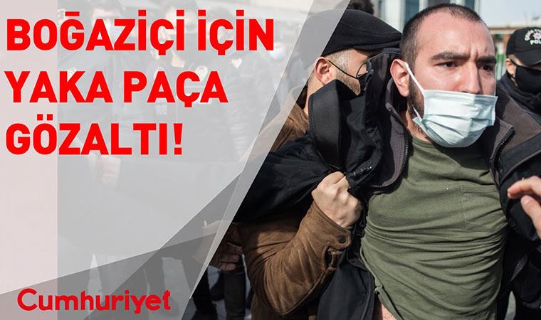 Boğaziçi gözaltıları için bekleyen kişilere gözaltı!