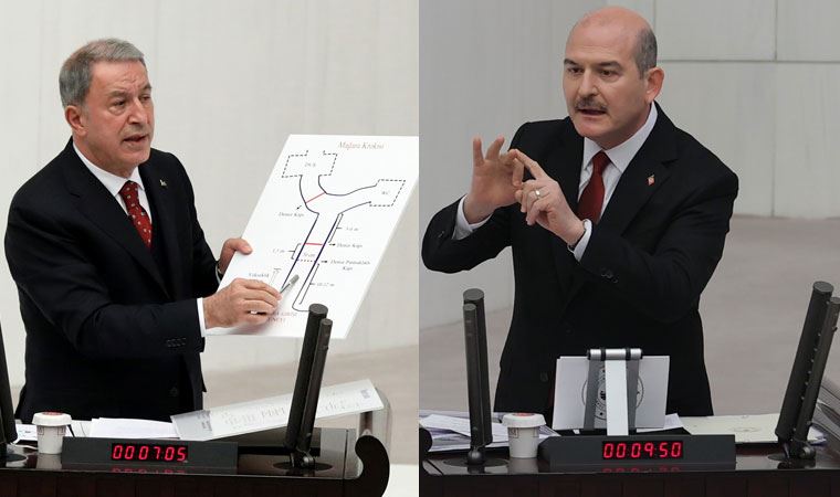 Süleyman Soylu ve Hulusi Akar'dan TBMM'de Gara açıklaması