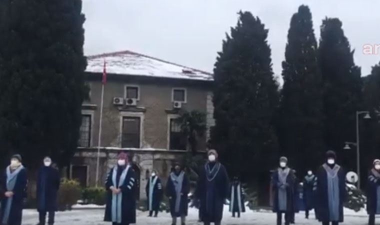 Boğaziçi eylemi 46'ncı gününde devam ediyor