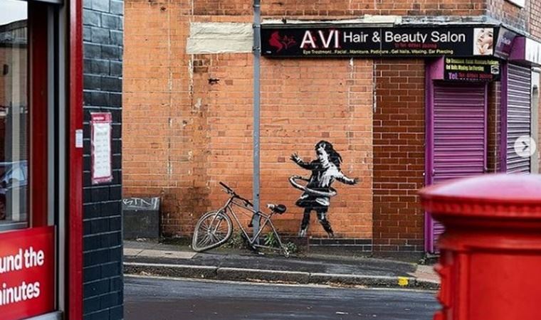 Banksy’nin Nottingham şehrindeki duvar resmi kaldırıldı