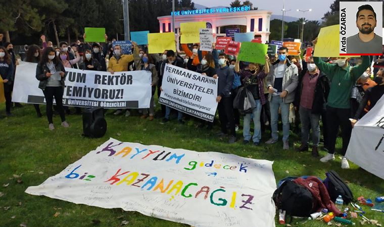 İzmir'de Boğaziçi eylemlerine destek veren öğrencilere eski AKP'li rektörlerden ceza yağdı!