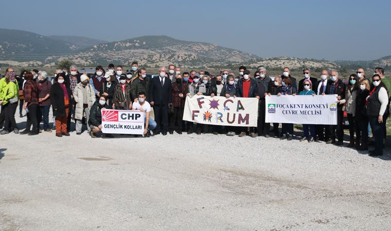 Foça'da santral tepkisi: Bu tesis tarımı bitirir