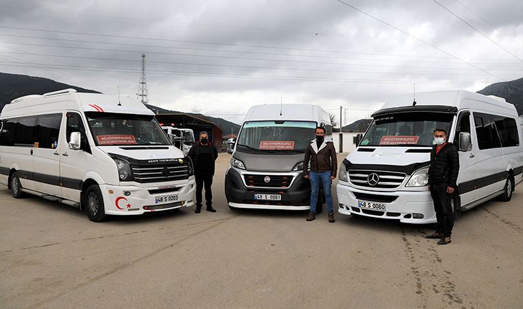 Muğla Büyükşehir Belediyesi’nden servis şoförlerine destek