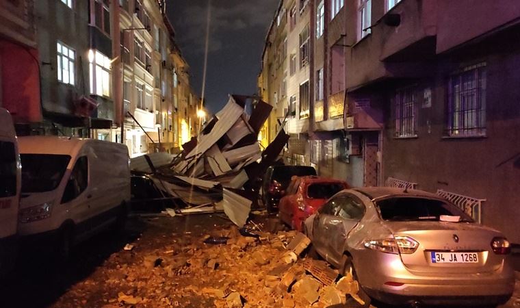 İstanbul’daki şiddetli fırtınanın bilançosu açıklandı