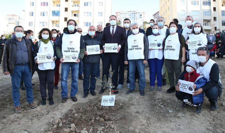 Salgında yaşamını yitiren 385 sağlık emekçisinin ismi Çiğli'de yaşatılacak