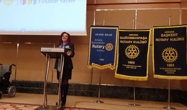 Rotary Kulübü'nden 100 çocuğa 100 akülü sandalye