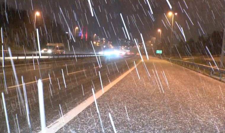 İstanbul'da kar yağışı