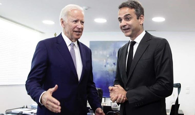 ABD Başkanı Joe Biden, Yunanistan Başbakanı Kiryakos Miçotakis ile görüştü