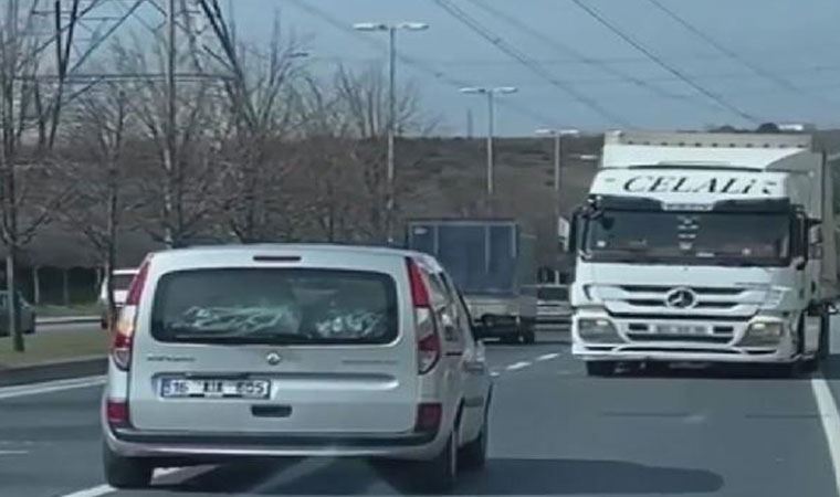 Trafikte korku ve panik anları