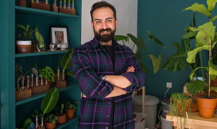 'Bitki Beyi' Semih Kuru, bitki bakımını anlattı