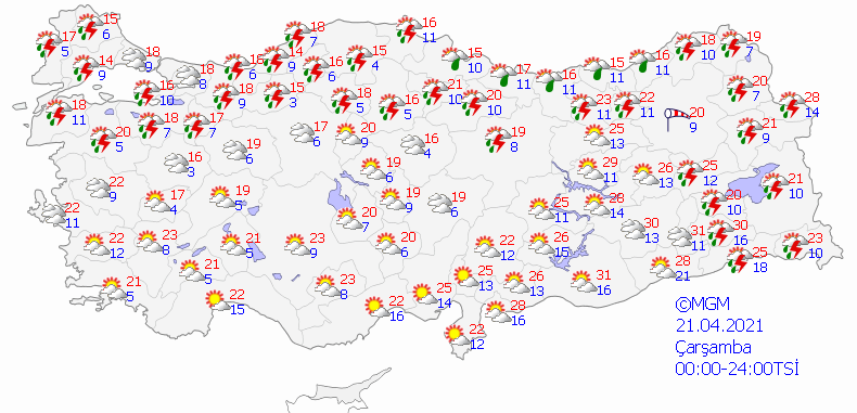 Dikkat! Meteoroloji'den 43 kente yağış uyarısı