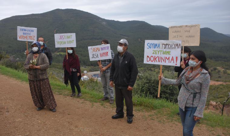 Yöre halkı direndi, Seferihisar'daki 'JES' toplantısı ertelendi