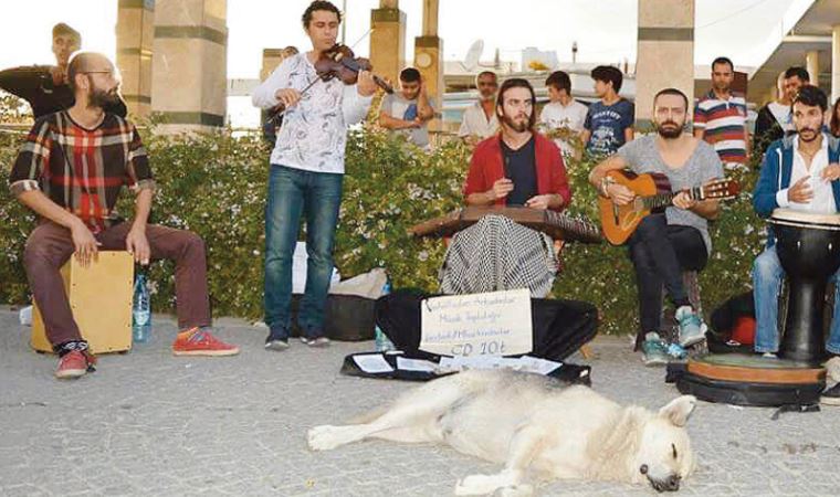 Ekmek parası için sokakta sanat