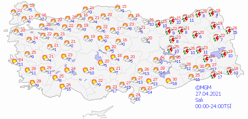 Meteoroloji'den İstanbul ve Tekirdağ'a sağanak uyarısı!