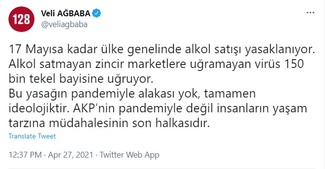 Siyasetçiler ve sanatçılardan alkol yasağı tepkisi: 'Şeriatla mı yönetiyorsunuz?'