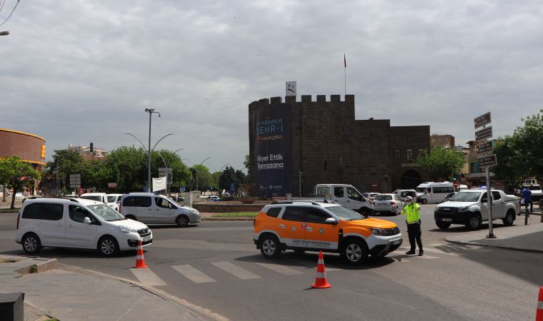 Diyarbakır'da, tam kapanmada sıkı denetim