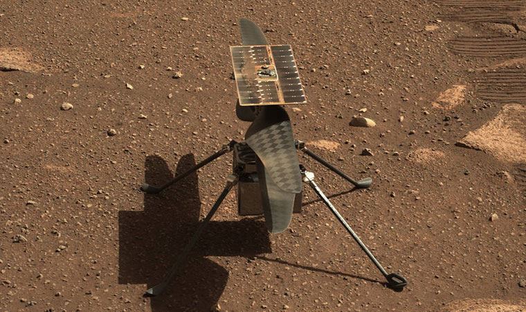 Ingenuity, Mars'tan ilk renkli fotoğrafı gönderdi