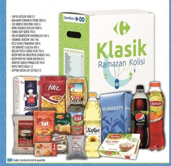 Kriz ramazan kolilerine de yansıdı