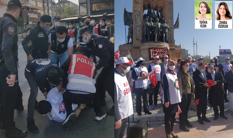 Taksim'e çıkmak isteyenlere sert müdahale