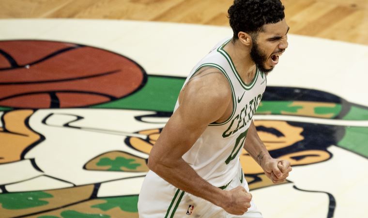 NBA'de Celtics, Spurs'ü Tatum'un 60 sayısı sayesinde yendi