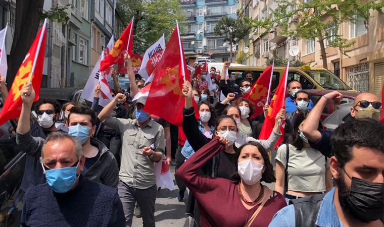 TKP’den birden fazla noktada 1 Mayıs yürüyüşü: “Yasaklara sığmaz!”