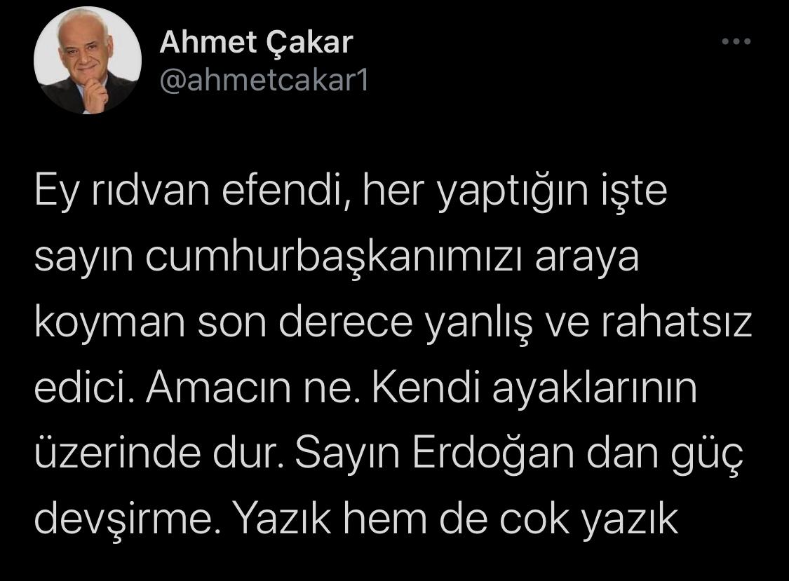 Ahmet Çakar'dan Rıdvan Dilmen'e  sert sözler: Erdoğan'dan güç devşirme!