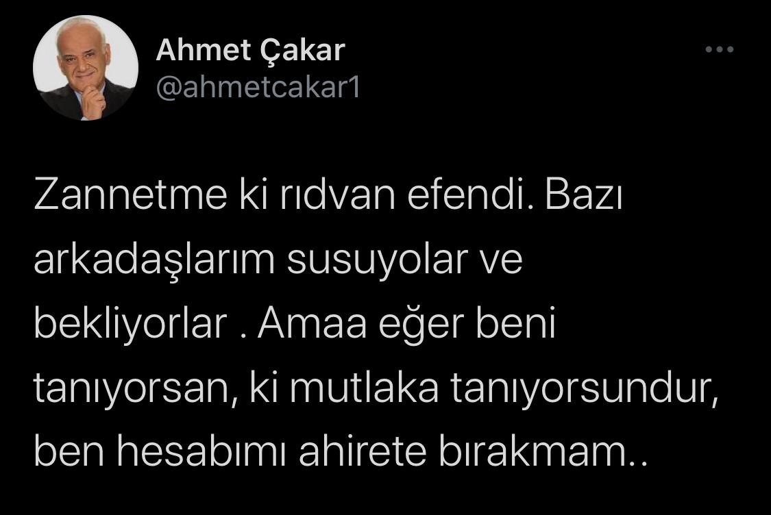 Ahmet Çakar'dan Rıdvan Dilmen'e  sert sözler: Erdoğan'dan güç devşirme!