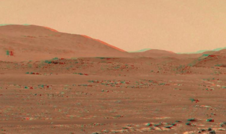 Mars helikopteri Ingenuity’nin üçüncü uçuşunun 3D videosu yayınlandı