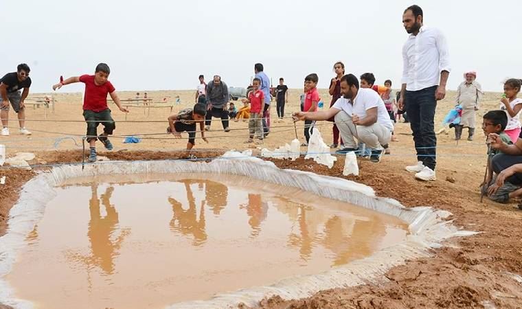 Harranlı çocuklar kendi Survivor parkurunu kurdu: Ödül çiğ köfte