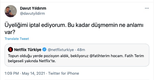 Netflix'e Fatih Terim tepkisi! Üyeliklerini iptal ediyorlar...