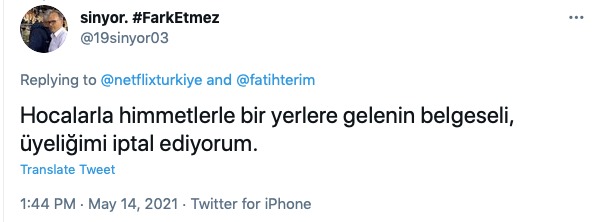 Netflix'e Fatih Terim tepkisi! Üyeliklerini iptal ediyorlar...