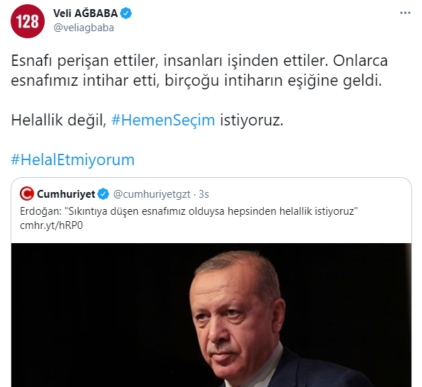 Erdoğan konuştu, sosyal medya ayağa kalktı: #HemenSeçim