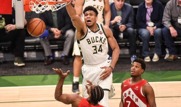 NBA'de Bucks, Antetokounmpo'nun 40 sayısıyla kazandı