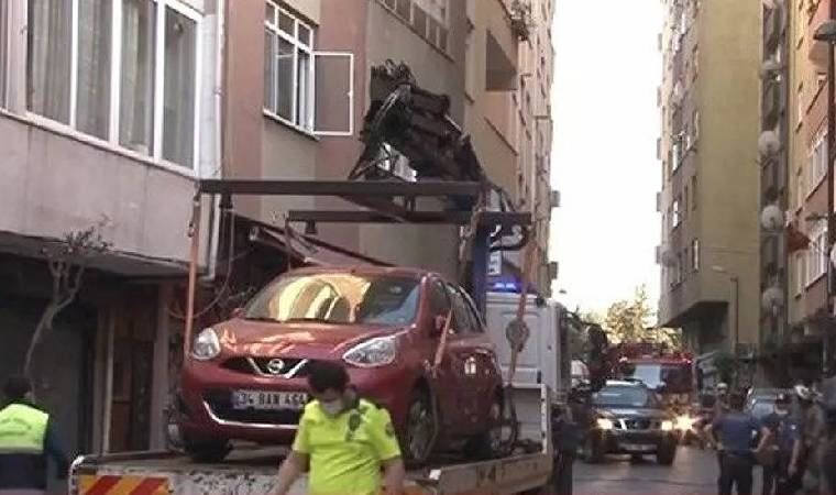 Şişli'de çökme tehlikesi olan 6 katlı bina boşaltıldı