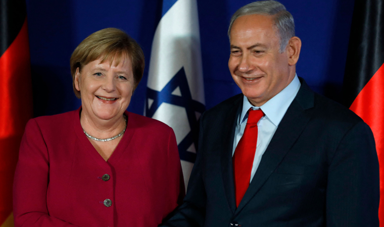 Netanyahu ile görüşen Merkel'den açıklama