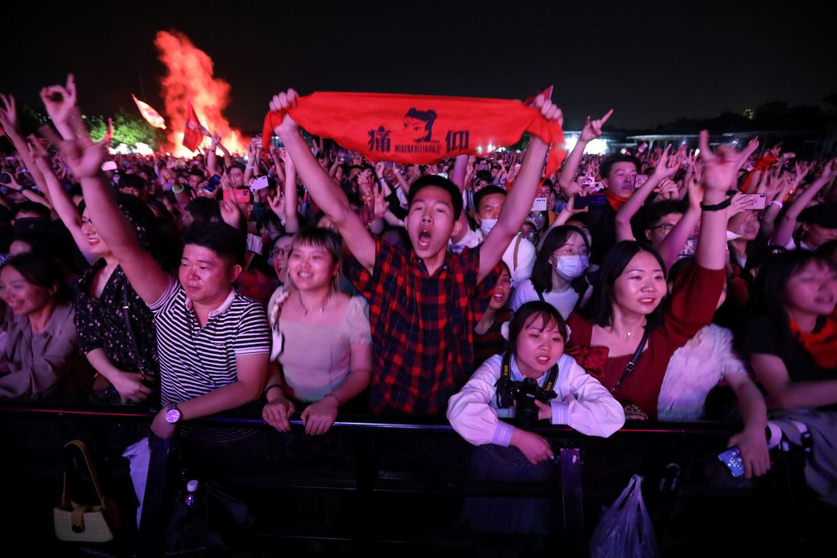 Vuhan'da gençler müzik festivalinde buluştu