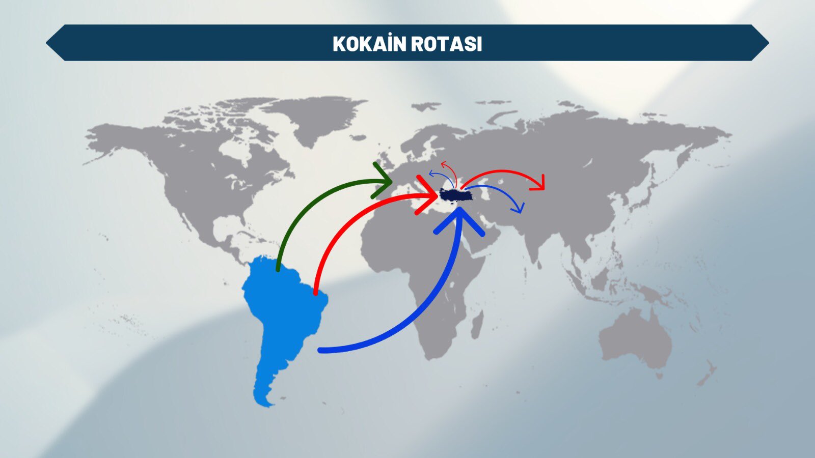 Kokainde yeni rota Türkiye