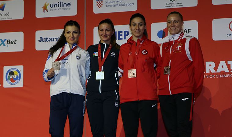 Türk sporcular Avrupa Karate Şampiyonası'nda 3 madalya kazandı