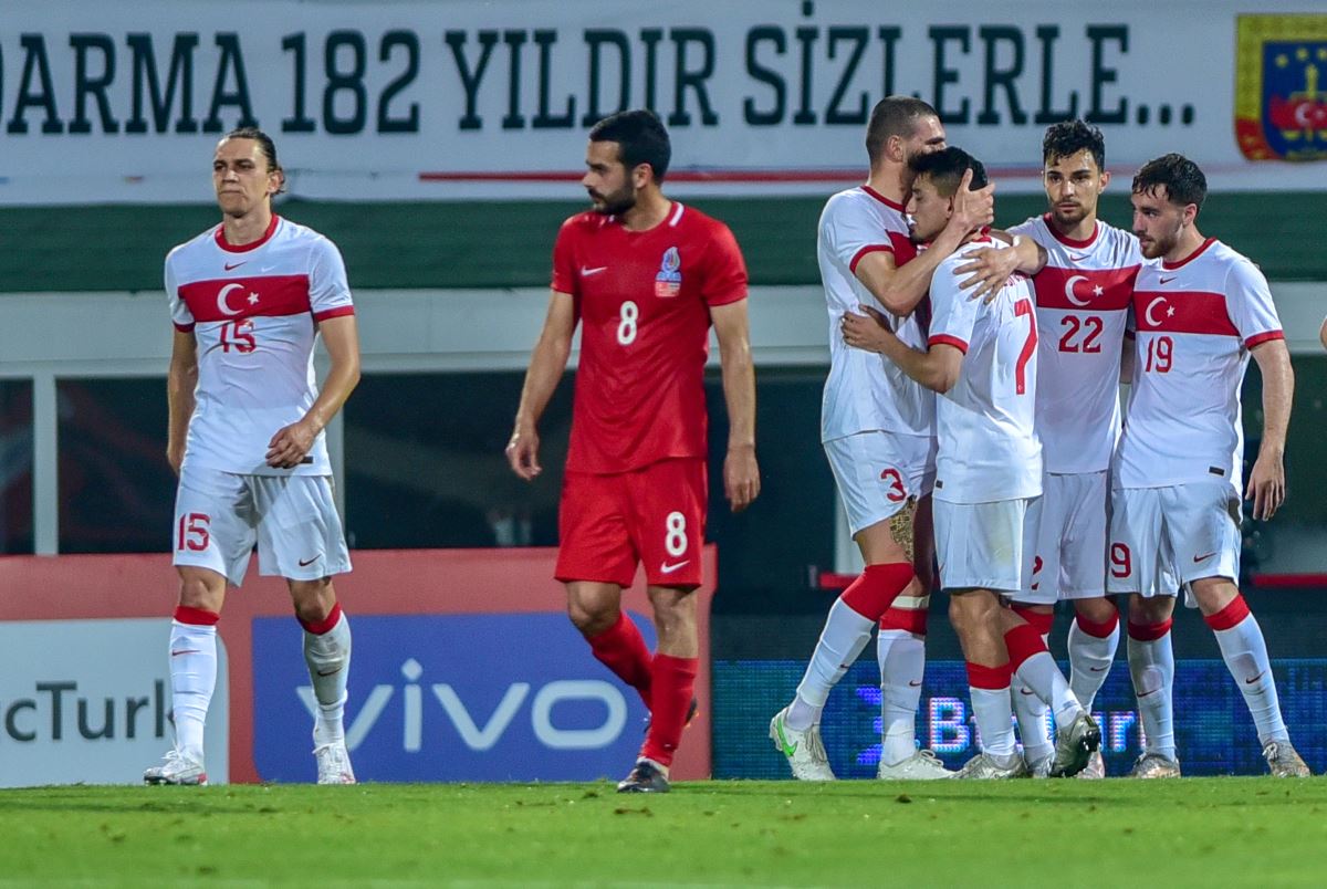 Türkiye Milli Takımı Azerbaycan'ı 2-1 mağlup etti