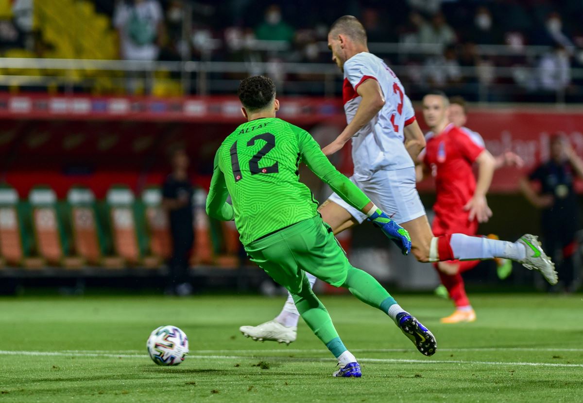 Türkiye Milli Takımı Azerbaycan'ı 2-1 mağlup etti