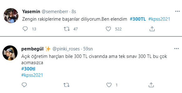 KPSS için 300 TL sınav ücreti istenmesine sosyal medyadan tepki!