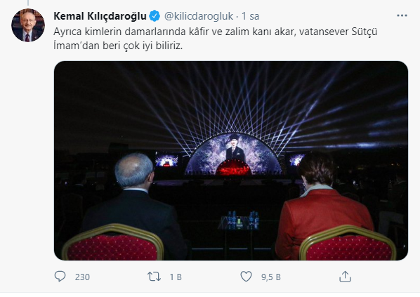 Kılıçdaroğlu'ndan Atatürk'e lanet okuyan imama sert 'kafir ve zalim' tepkisi